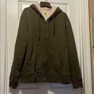 Timberland Cream Sherpa Lined Jacket